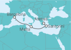 Itinerário do Cruzeiro Malta, Grécia - Virgin Voyages