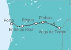 Itinerário do Cruzeiro Portugal - AmaWaterways