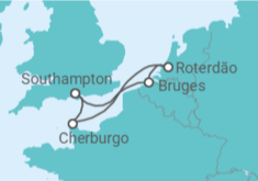 Itinerário do Cruzeiro Bélgica, Holanda, França TI - MSC Cruzeiros