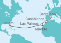 Itinerário do Cruzeiro Marrocos, Espanha - Virgin Voyages