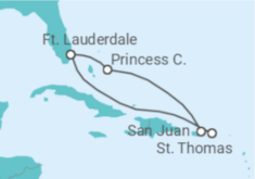 Itinerário do Cruzeiro Porto Rico, Ilhas Virgens Americanas - Princess Cruises