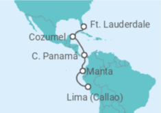 Itinerário do Cruzeiro EUA - Silversea