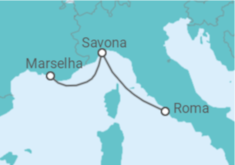 Itinerário do Cruzeiro Itália - Costa Cruzeiros