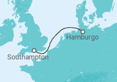 Itinerário do Cruzeiro Alemanha - Cunard