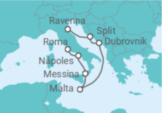 Itinerário do Cruzeiro Itália, Malta, Croácia - Royal Caribbean