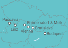 Itinerário do Cruzeiro Áustria, Hungria - Panavision