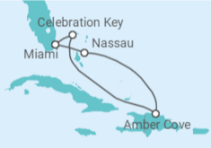 Itinerário do Cruzeiro Bahamas - Carnival Cruise Line