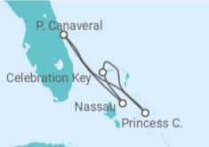 Itinerário do Cruzeiro Bahamas - Carnival Cruise Line