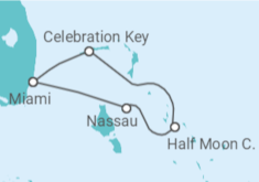 Itinerário do Cruzeiro Bahamas - Carnival Cruise Line