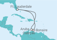 Itinerário do Cruzeiro Aruba, Curaçao, Bonaire, Santo Eustáquio e Saba - Celebrity Cruises