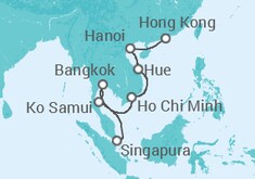 Itinerário do Cruzeiro De Singapura a Hong Kong (China) - Celebrity Cruises