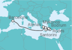 Itinerário do Cruzeiro Grécia, Espanha, Turquia - Virgin Voyages