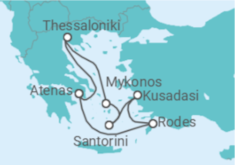Itinerário do Cruzeiro Grécia, Turquia - Celebrity Cruises