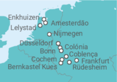 Itinerário do Cruzeiro De Amesterdão a Düsseldorf (Alemanha) - Riverside