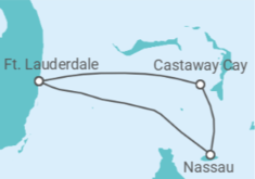 Itinerário do Cruzeiro Bahamas - Disney Cruise Line