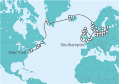 Itinerário do Cruzeiro Volta ao mundo - Oceania Cruises