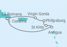 Itinerário do Cruzeiro Sint Maarten, Antígua E Barbuda - MSC Cruzeiros