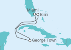 Itinerário do Cruzeiro Ilhas Caimão - Virgin Voyages