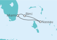 Itinerário do Cruzeiro Bahamas - Virgin Voyages