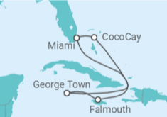 Itinerário do Cruzeiro Ilhas Caimão, Jamaica - Royal Caribbean