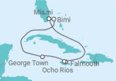 Itinerário do Cruzeiro Jamaica, Ilhas Caimão - Royal Caribbean