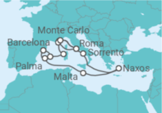 Itinerário do Cruzeiro Espanha, França - Explora Journeys