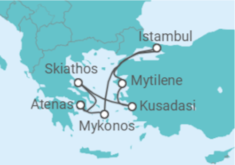 Itinerário do Cruzeiro Grécia, Turquia - Explora Journeys