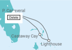 Itinerário do Cruzeiro EUA - Disney Cruise Line