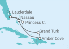 Itinerário do Cruzeiro Bahamas - Princess Cruises