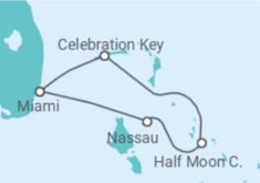Itinerário do Cruzeiro Bahamas - Carnival Cruise Line