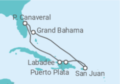 Itinerário do Cruzeiro Porto Rico - Royal Caribbean
