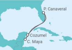 Itinerário do Cruzeiro México - Royal Caribbean