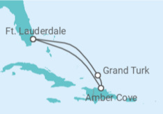 Itinerário do Cruzeiro Bahamas - Princess Cruises