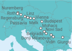 Itinerário do Cruzeiro De Nuremberg (Alemania) a Giurgiu (Roménia) - Riverside