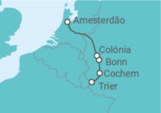 Itinerário do Cruzeiro Alemanha, Holanda - Riverside