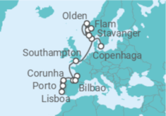 Itinerário do Cruzeiro De Lisboa a Copenhaga - Explora Journeys