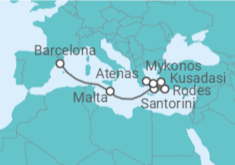 Itinerário do Cruzeiro Grécia, Turquia, Malta - Celebrity Cruises