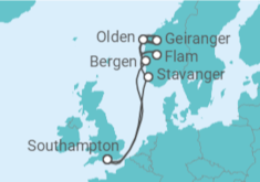 Itinerário do Cruzeiro Noruega - Celebrity Cruises
