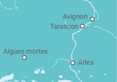 Itinerário do Cruzeiro França - CroisiEurope