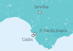 Itinerário do Cruzeiro Espanha - CroisiEurope