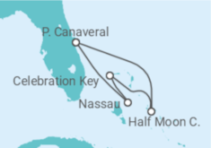 Itinerário do Cruzeiro Bahamas - Carnival Cruise Line