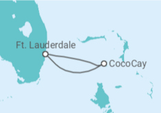 Itinerário do Cruzeiro EUA - Royal Caribbean