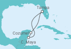 Itinerário do Cruzeiro México - Royal Caribbean