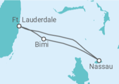 Itinerário do Cruzeiro Bahamas - Royal Caribbean