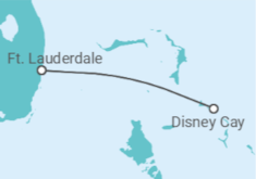 Itinerário do Cruzeiro EUA - Disney Cruise Line