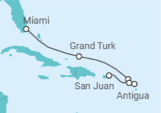 Itinerário do Cruzeiro Bahamas, Guadalupe, Antígua E Barbuda - Explora Journeys