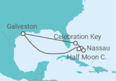 Itinerário do Cruzeiro Bahamas - Carnival Cruise Line
