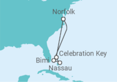 Itinerário do Cruzeiro Bahamas - Carnival Cruise Line