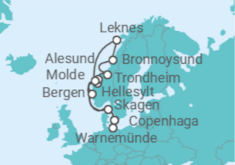 Itinerário do Cruzeiro De Copenhaga a Berlim (Rostock) - Explora Journeys