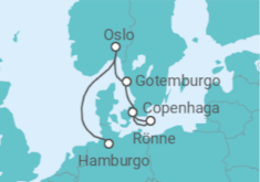 Itinerário do Cruzeiro Suécia, Noruega - Explora Journeys